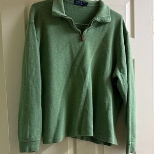 Polo by Ralph Lauren Olive Zip-Up Sweater